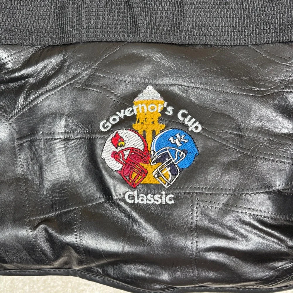 Governor's Cup Classic Garment‎ Bag Black Leather Kentucky Louisville Football
